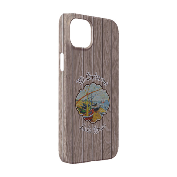 Custom Lake House iPhone Case - Plastic - iPhone 14 (Personalized)