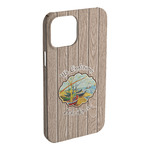 Lake House iPhone Case - Plastic - iPhone 15 Plus (Personalized)