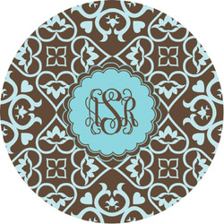 Floral Multipurpose Round Labels - 1" (Personalized)