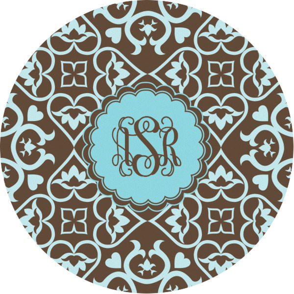 Custom Floral Multipurpose Round Labels - 1" (Personalized)