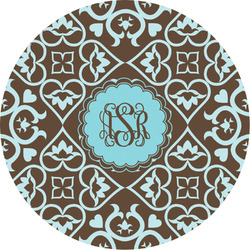 Floral Multipurpose Round Labels - 2" (Personalized)