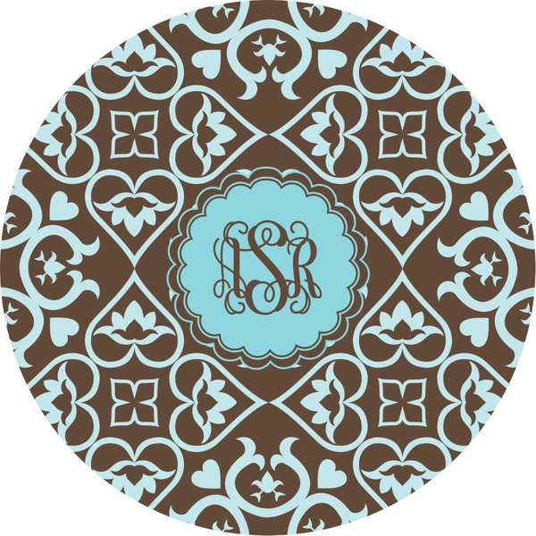 Custom Floral Multipurpose Round Labels - 2" (Personalized)