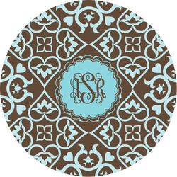 Floral Multipurpose Round Labels - Custom Sized (Personalized)