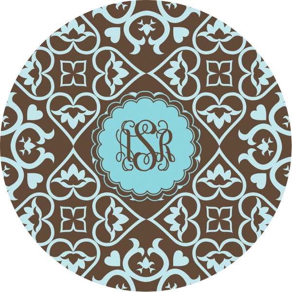 Custom Floral Multipurpose Round Labels - 3" (Personalized)