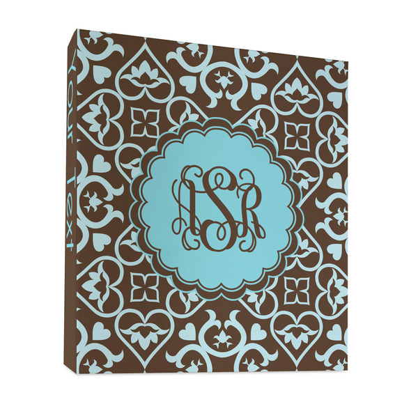 Custom Floral 3 Ring Binder - Full Wrap - 1" (Personalized)