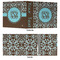 Floral 3 Ring Binders - Full Wrap - 3" - APPROVAL