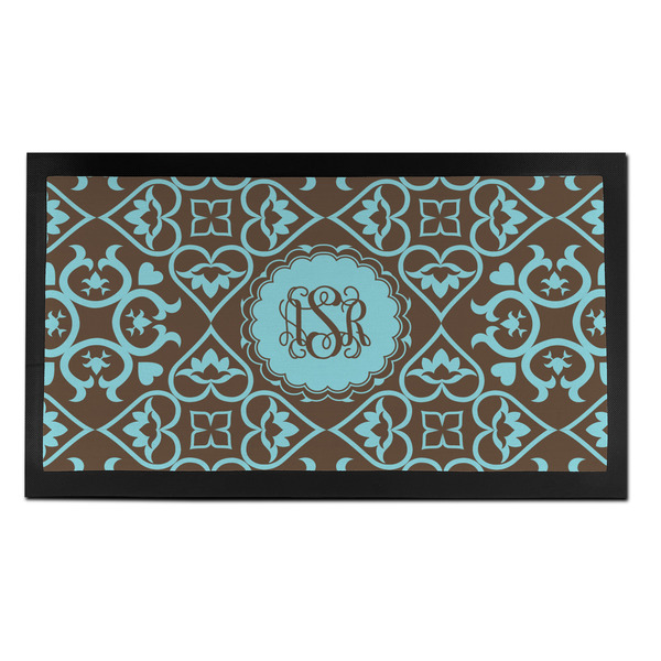 Custom Floral Bar Mat - Small (Personalized)