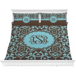 Floral Comforter Set - King (Personalized)