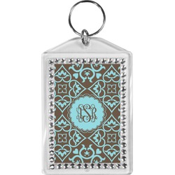Floral Bling Keychain (Personalized)