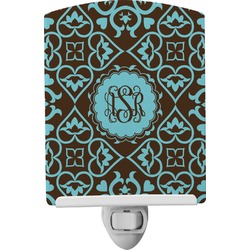 Floral Ceramic Night Light (Personalized)