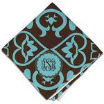 Floral Cloth Dinner Napkin - Single w/ Monogram