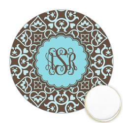 Floral Printed Cookie Topper - 2.5" (Personalized)