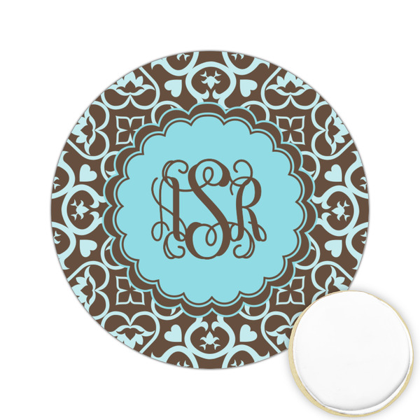 Custom Floral Printed Cookie Topper - 2.15" (Personalized)