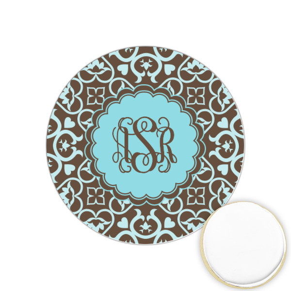 Custom Floral Printed Cookie Topper - 1.25" (Personalized)