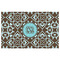 Floral Indoor / Outdoor Rug - 5'x8' - Front Flat