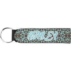 Floral Neoprene Keychain Fob (Personalized)