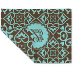 Floral Double-Sided Linen Placemat - Single w/ Monogram