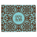 Floral Single-Sided Linen Placemat - Single w/ Monogram