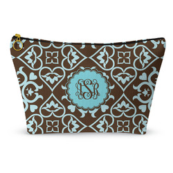 Floral Makeup Bag - Small - 8.5"x4.5" (Personalized)