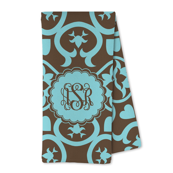 Custom Floral Kitchen Towel - Microfiber (Personalized)