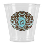 Floral Plastic Shot Glass (Personalized)