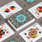 Floral Playing Cards - Front & Back View