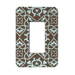 Floral Rocker Style Light Switch Cover - Single Switch