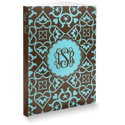 Floral Softbound Notebook - 5.75" x 8" (Personalized)