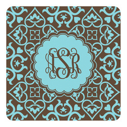 Floral Square Decal - Medium (Personalized)