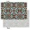 Floral Tissue Paper - Lightweight - Small - Front & Back