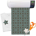 Floral Heat Transfer Vinyl Sheet (12"x18")