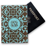 Floral Vinyl Passport Holder (Personalized)