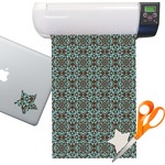 Floral Sticker Vinyl Sheet (Permanent)