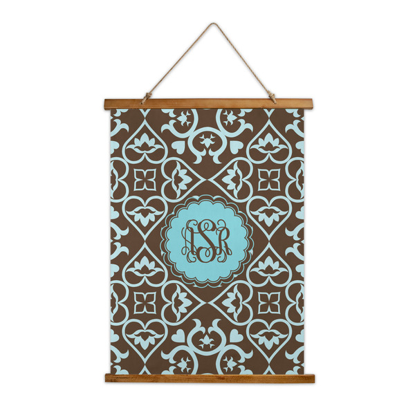 Custom Floral Wall Hanging Tapestry - Tall (Personalized)