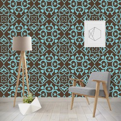 Floral Wallpaper & Surface Covering (Water Activated - Removable)