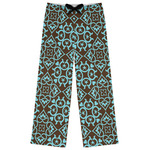 Floral Womens Pajama Pants - M