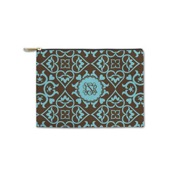 Floral Zipper Pouch - Small - 8.5"x6" (Personalized)