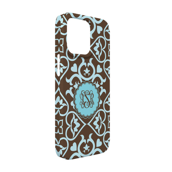 Custom Floral iPhone Case - Plastic - iPhone 13 (Personalized)