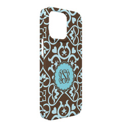 Floral iPhone Case - Plastic - iPhone 13 Pro Max (Personalized)