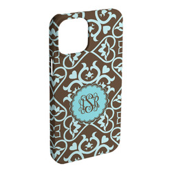 Floral iPhone Case - Plastic - iPhone 15 Plus (Personalized)