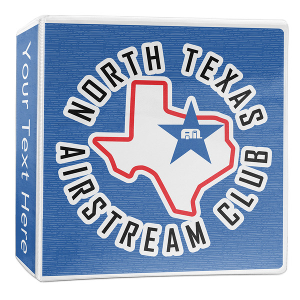 Custom North Texas Airstream Club 3-Ring Binder - 2 inch