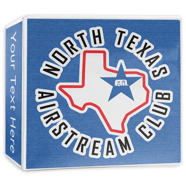 Custom North Texas Airstream Club 3-Ring Binder - 3 inch