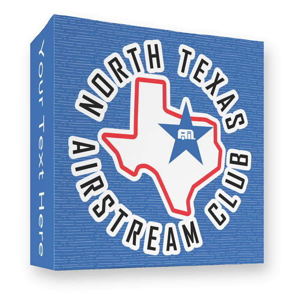 Custom North Texas Airstream Club 3-Ring Binder - Full Wrap - 3"