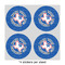 North Texas Airstream Club 4" Multipurpose Round Labels - Sheet