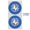 North Texas Airstream Club 5" Multipurpose Round Label - Sheet