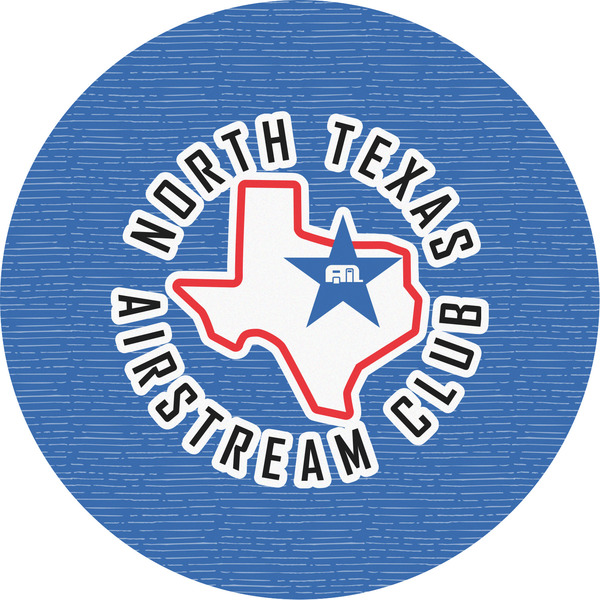 Custom North Texas Airstream Club Multipurpose Round Labels - 5"