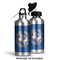 North Texas Airstream Club Aluminum Water Bottle - Alternate lid options