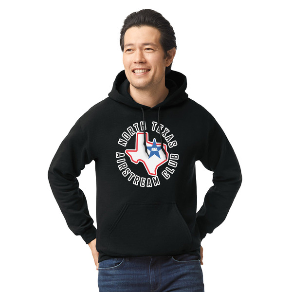 Custom North Texas Airstream Club Hoodie - Black - 3XL