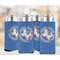 North Texas Airstream Club Can Cooler - Tall 12oz - Set of 4 - In Context