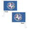 North Texas Airstream Club Car Flag - 11" x 8" - Front & Back View